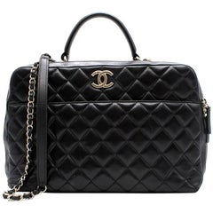 Chanel Lambskin Briefcase Bag 