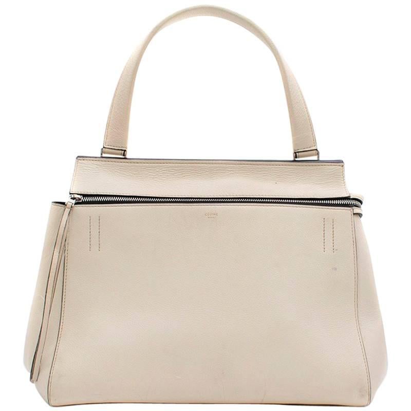 Celine Edge Palmelato Leather Medium Bag For Sale