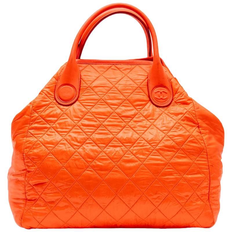 CHANEL 'Cocoon' Bag in Orange Waterproof Material