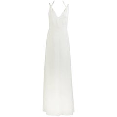 Armani White Silk Wedding Dress, 2000s