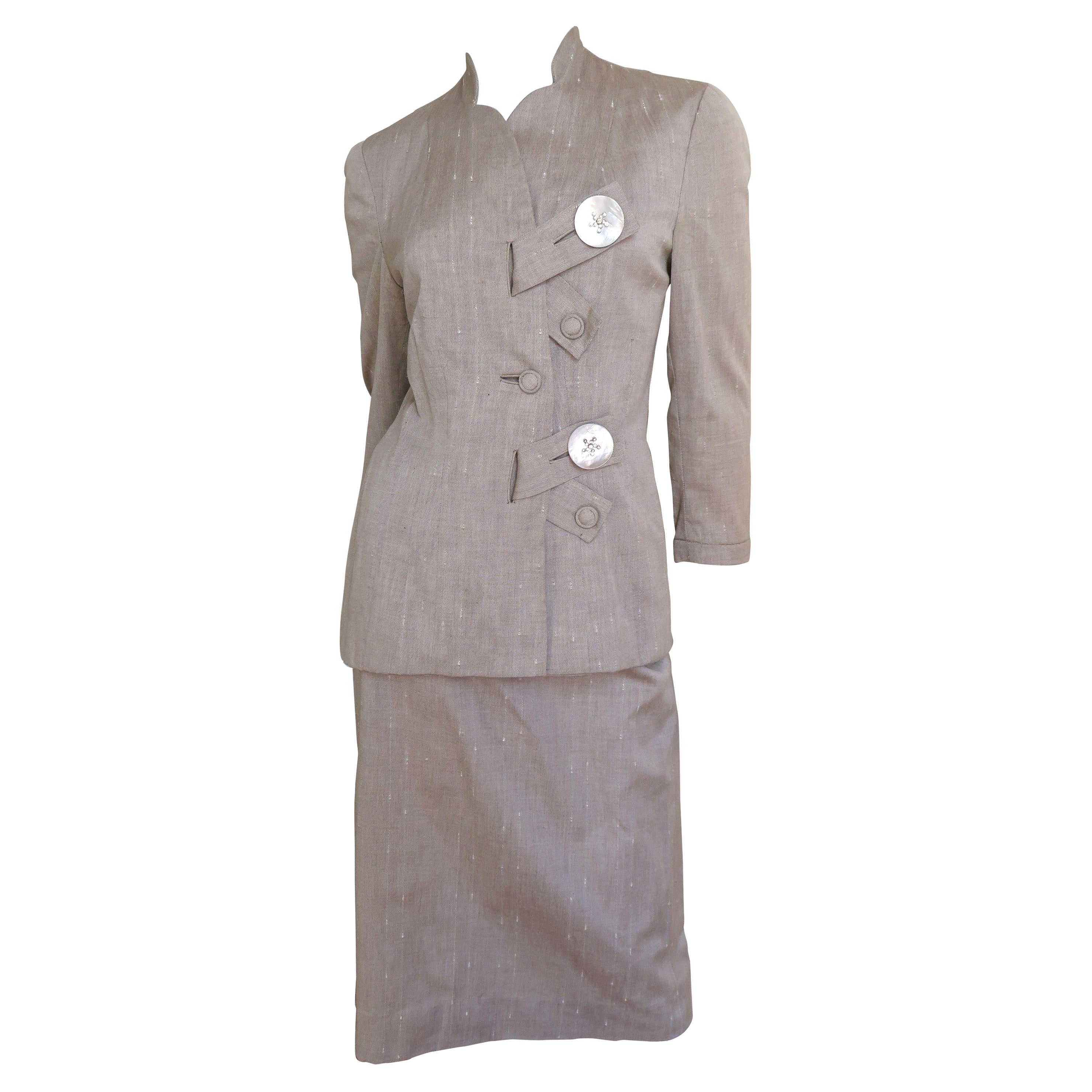 Eisenberg - Tailleur jupe d'origine, années 1950 en vente