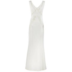 Gianni Versace White Vintage Wedding Dress, 2000s