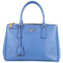 Prada Double Zip Lux Tote Saffiano Leather Small
