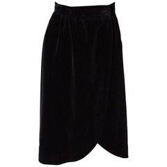 Yves Saint Laurent Vintage Velvet Skirt