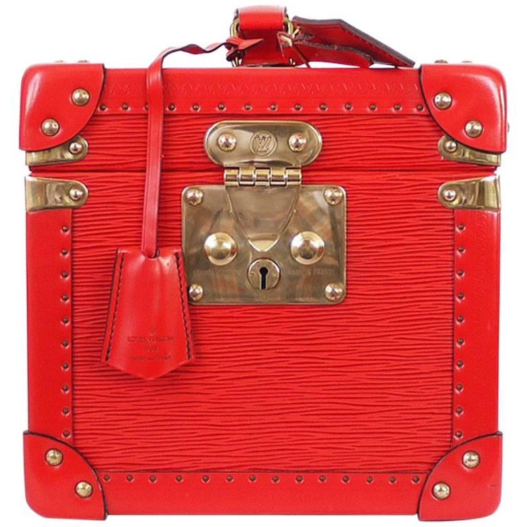 Louis Vuitton EPI Trunk Clutch Red
