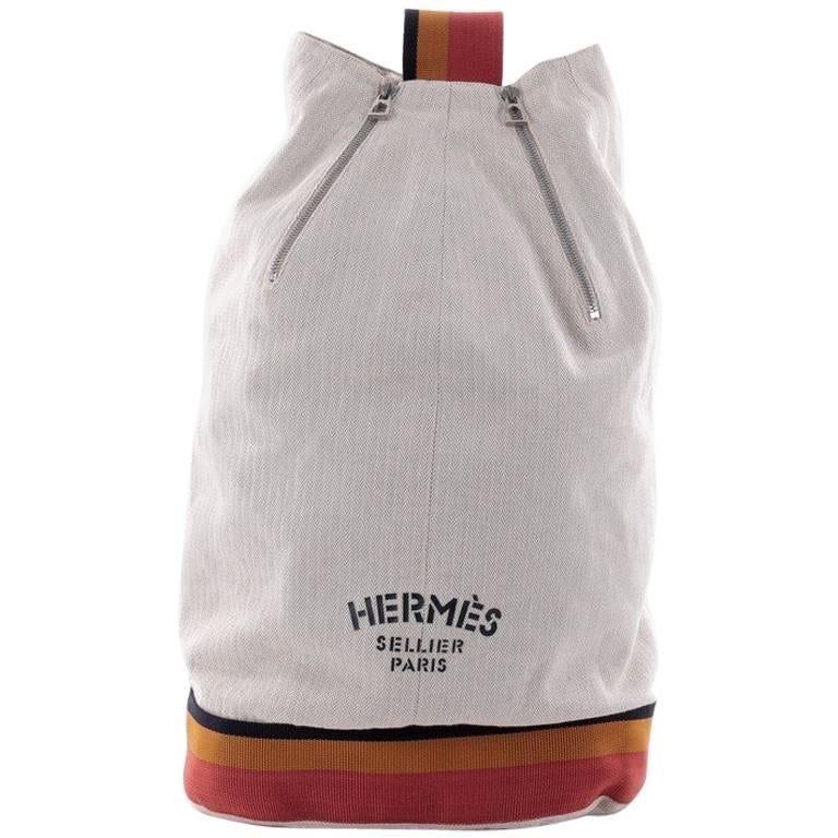 Hermes Cavalier Sling Bag Toile and Nylon at 1stDibs | hermes sling bag,  hermes cavalier bag, hermes bag sling