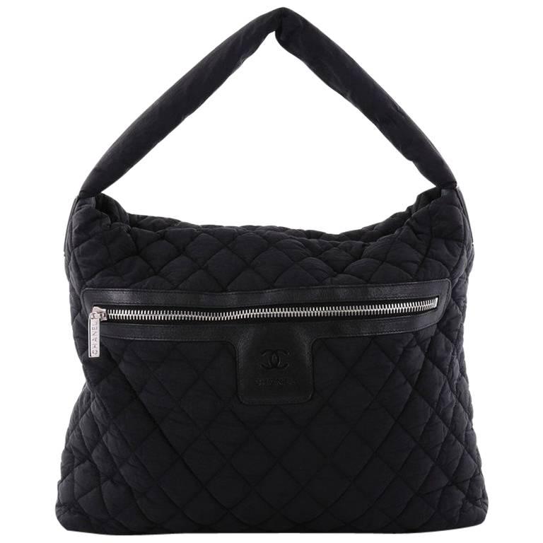 Chanel Coco Cocoon Hobo Quilted Nylon Medium