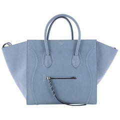 Celine Phantom Handbag Textured Leather Medium