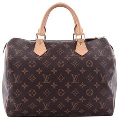 Louis Vuitton Speedy Handbag Monogram Canvas 30