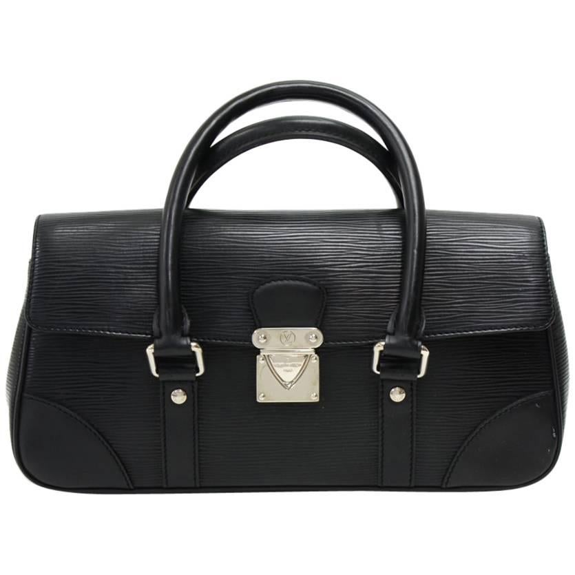 Louis Vuitton Segur PM Black Epi Leather Shoulder Hand Bag For Sale
