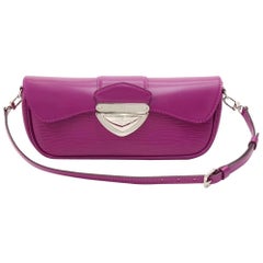 Louis Vuitton Purple Pochette Montaigne Epi Leather Shoulder Bag 
