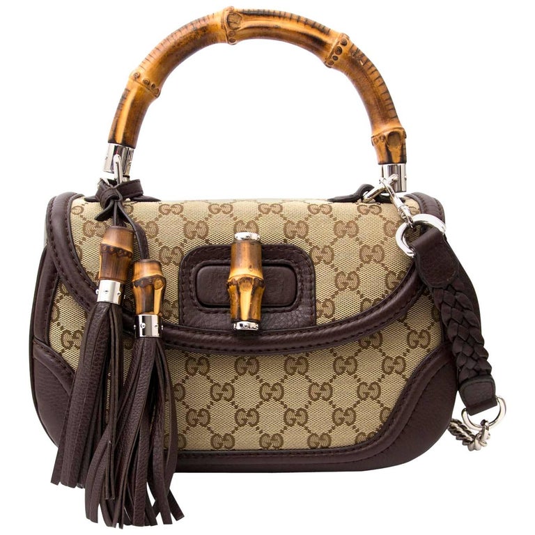 Gucci Bamboo Monogram Top Handle Bag at 1stDibs gucci bamboo top handle bag, gucci bamboo top