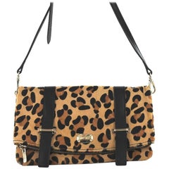 Jimmy Choo Small Bag in Leopard Printed Foal-like Calf