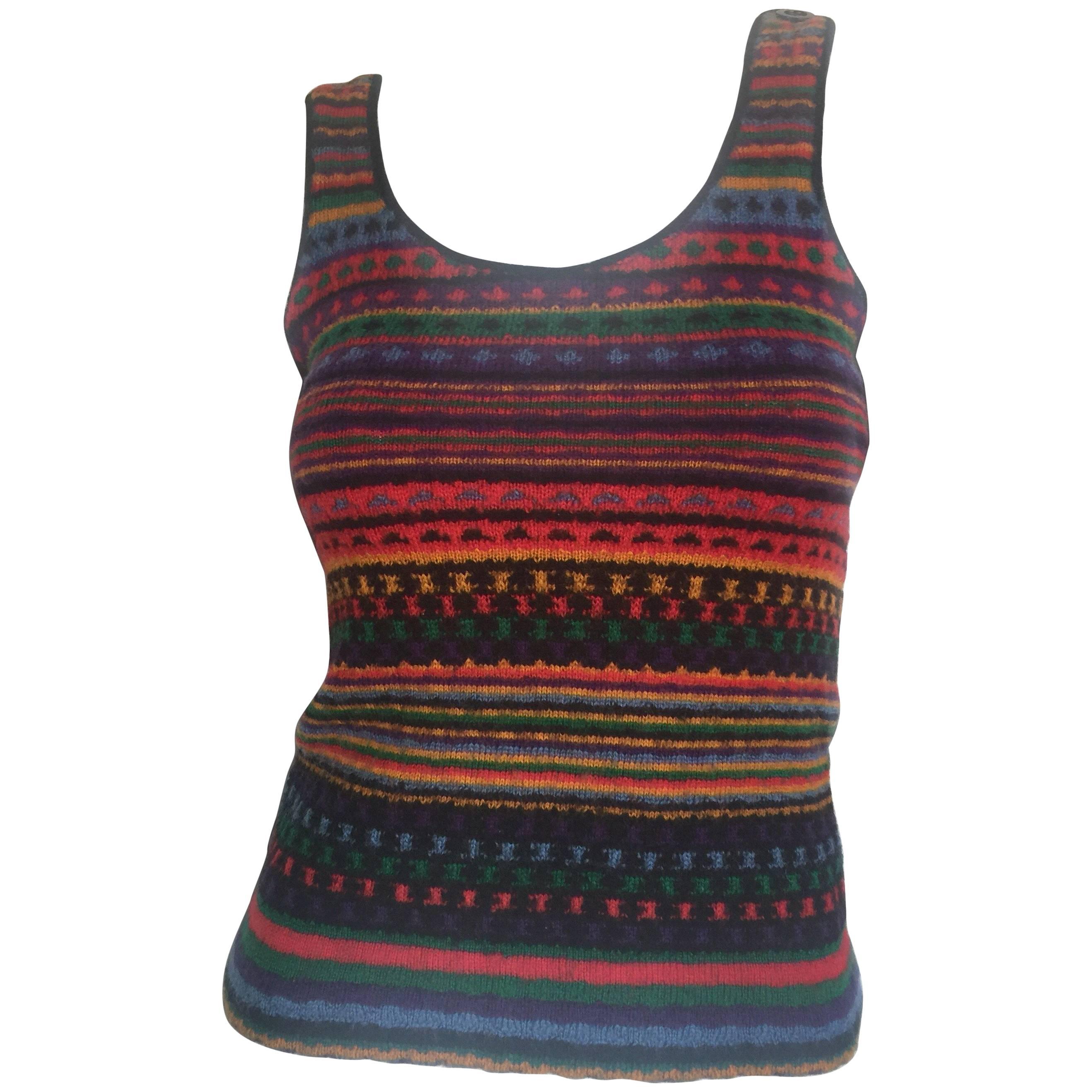 Missoni knit tank top  For Sale