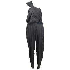 Lanvin Black Silk Jumpsuit