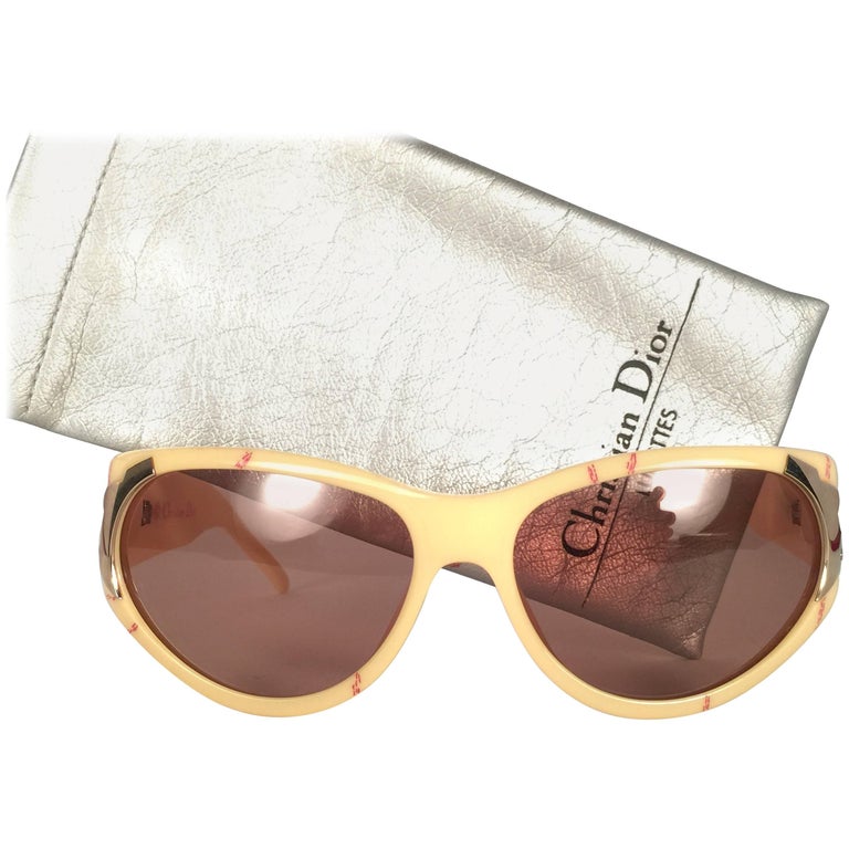 New Vintage Christian Dior 2346 Optyl 1980's Sunglasses Germany at 1stDibs