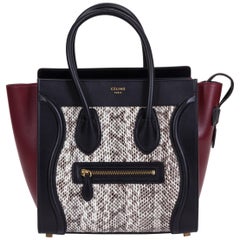 Celine Limited Edition Water Snake Micro Luggage Bag