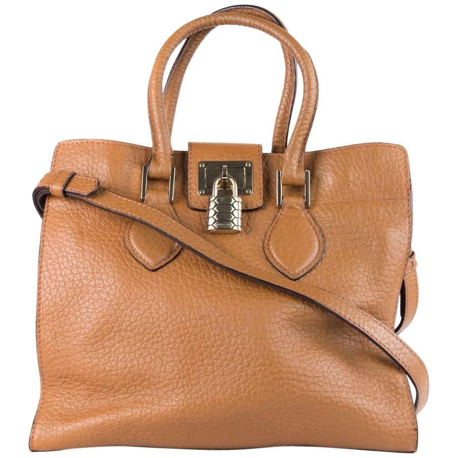 Roberto Cavalli Womens Tan Leather Medium Florence Bag