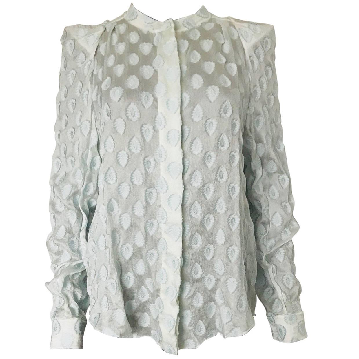 CHLOE crepe silk blouse