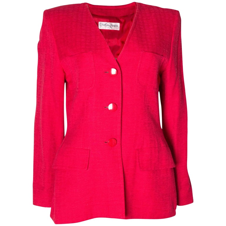 ARCHIVE COLLECTION YVES SAINT LAURENT STRIPED JACKET (women's) main image 1