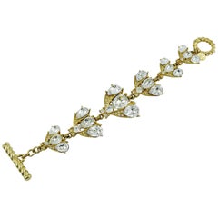 Christian Dior Boutique Vintage Iconic Jewelled Bee Bracelet