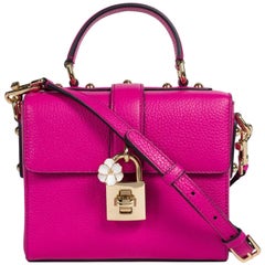 Dolce&Gabbana Women's Hot Pink Dolce Soft Box Tote Shoulder Bag