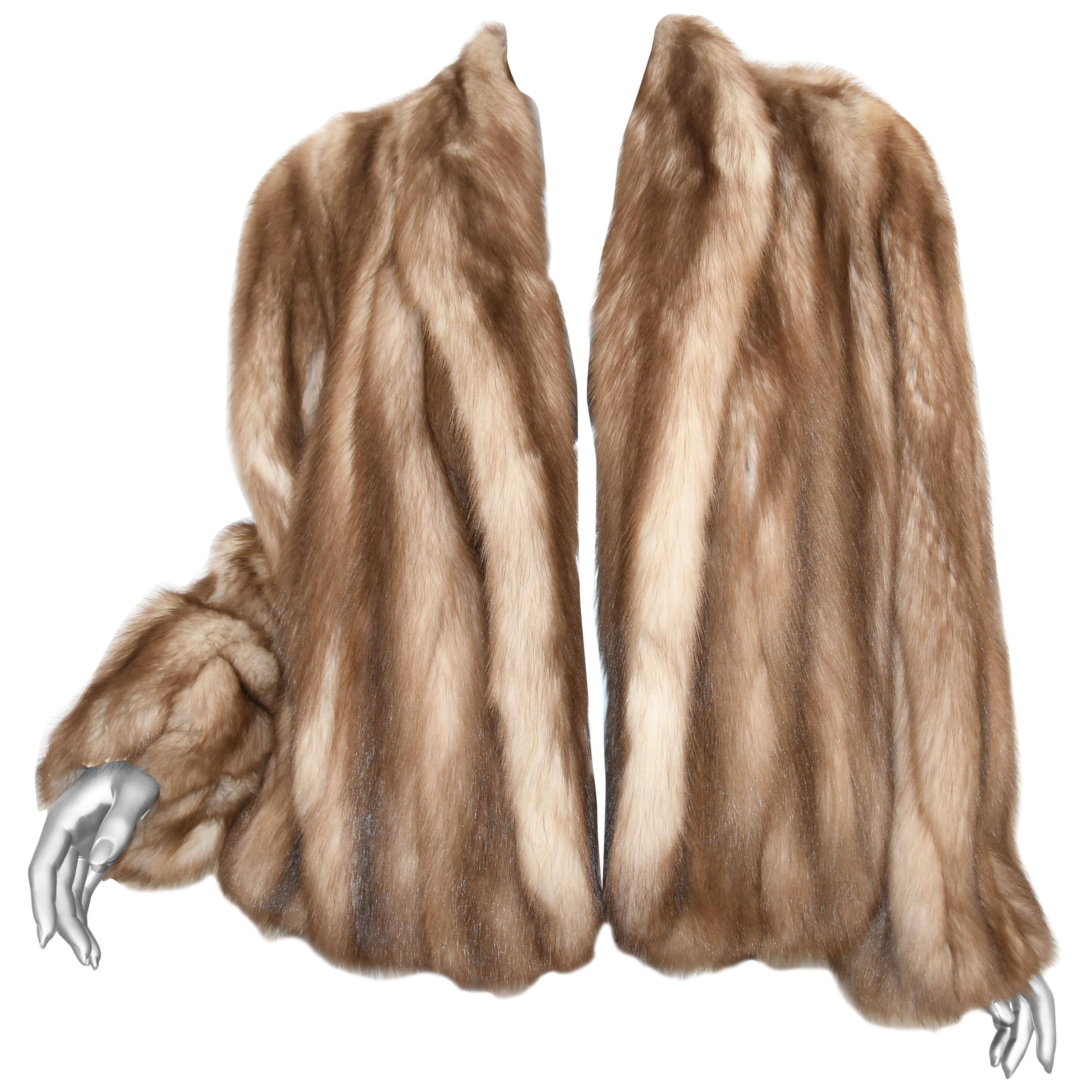 Stone Marten Fur Jacket For Sale