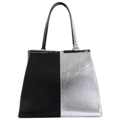 Fendi Bicolor 3Jours Handbag Leather Large