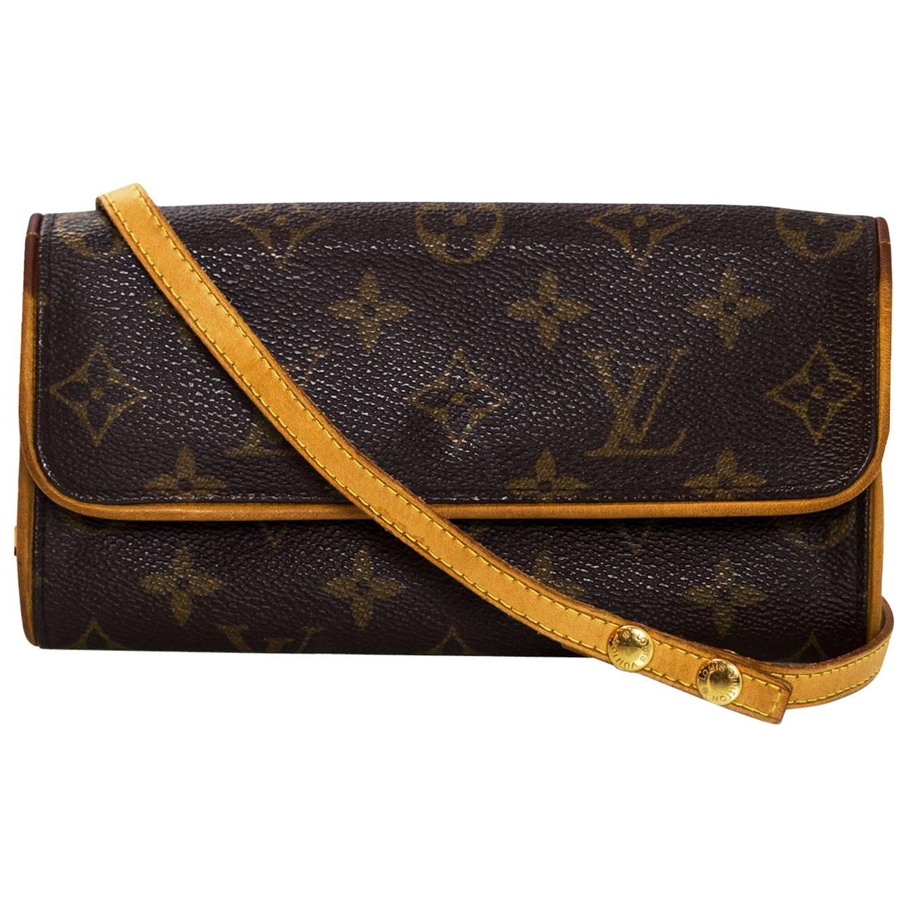 Louis Vuitton Monogram Pochette Twin PM Crossbody/Clutch Bag