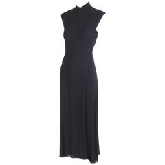 Robe de soirée noire sans manches Calvin Klein "Collection" pour Bergdorf Goodman