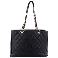 Chanel Grand Shopping Tote Quilted Caviar