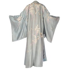 Antique Edwardian Hand-Embroidered Kimono