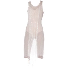 Vintage 1990s Ann Demeulemeester Deconstructed Sheer Dress