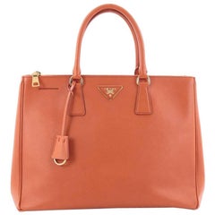 Prada Double Zip Lux Tote Saffiano Leather Large