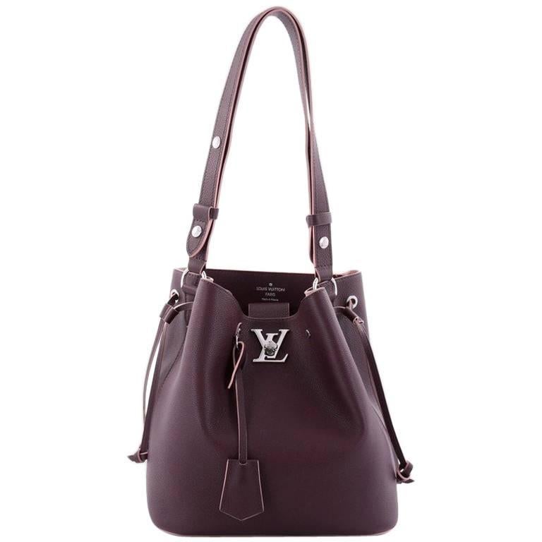 Louis Vuitton Black/Beige Leather Lockme II Bag at 1stDibs  lv lockme,  louis vuitton black lockme bag, lv lock me bag