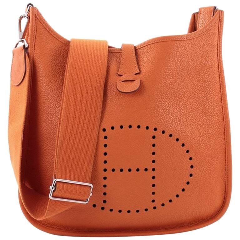 Hermes Evelyne Crossbody Gen III Clemence PM at 1stDibs