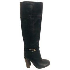 Tory Burch Pebbled Leather Boots