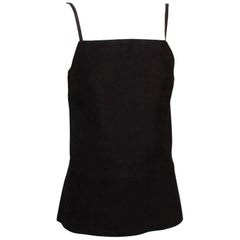 CoSTUME NATIONAL Suede Backless Bib Top
