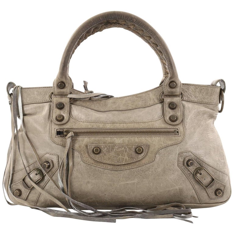 Balenciaga First Classic Studs Handbag Leather At 1stdibs Balenciaga First Classic Studs Handbag Leather