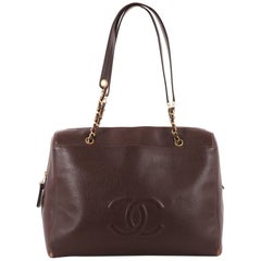Chanel Vintage Timeless Zip Tote Caviar Large