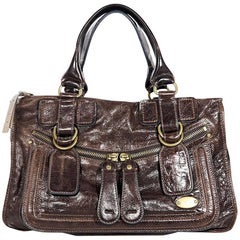 Brown Vintage Chloe Leather Shoulder Bag