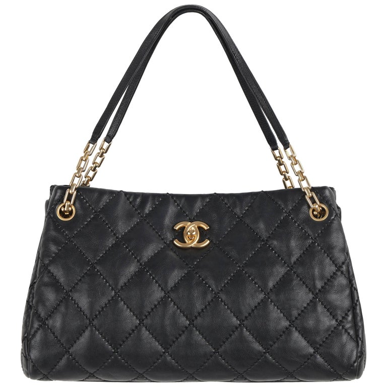 Chanel Black Quilted Lambskin Medium Ladybug Flap Silver Hardware, 2011  Available For Immediate Sale At Sotheby's