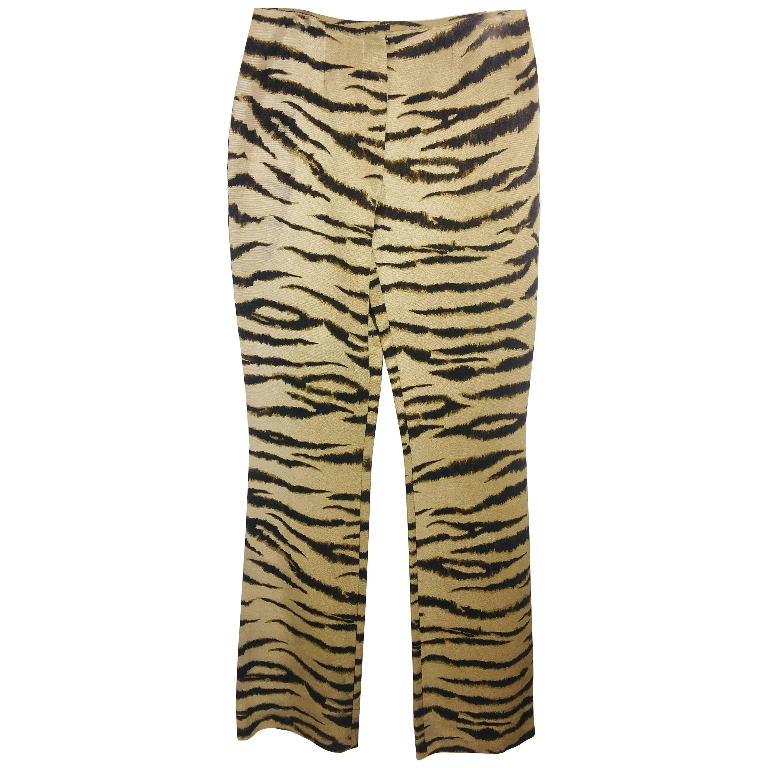 Dolce & Gabbana Animal Print Pant