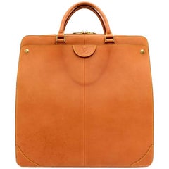 Louis Vuitton Negev GM Caramel Brown Nomade Leather Travel Tote Bag