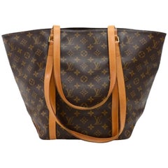 Louis Vuitton Vintage Sac Shopping Monogram Canvas Shoulder Tote Bag
