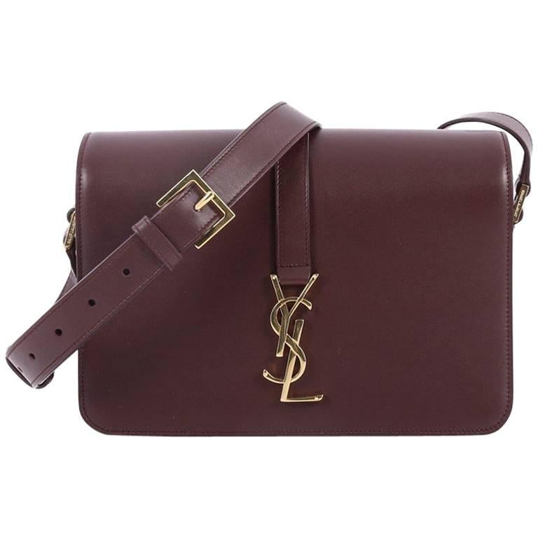 Saint Laurent Classic Monogram Universite Handbag Leather Medium