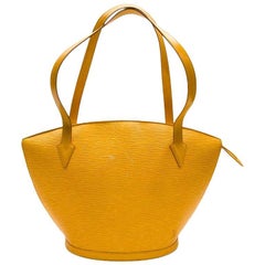 LOUIS VUITTON 'Saint Jacques' Bag in Yellow Epi Leather