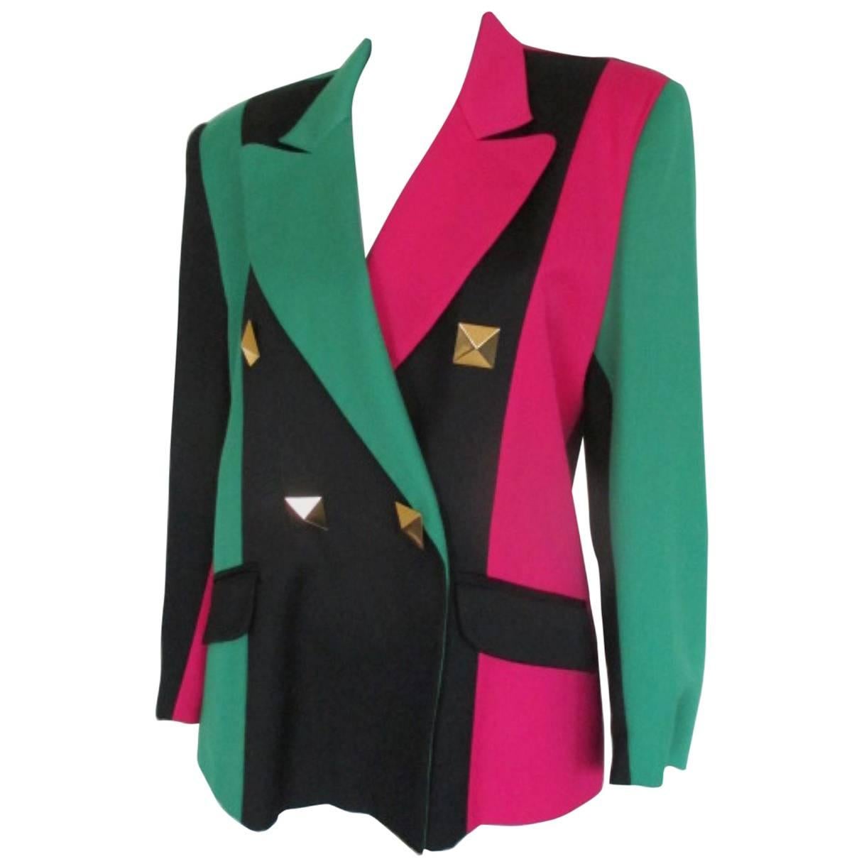 multicolor vintage jacket