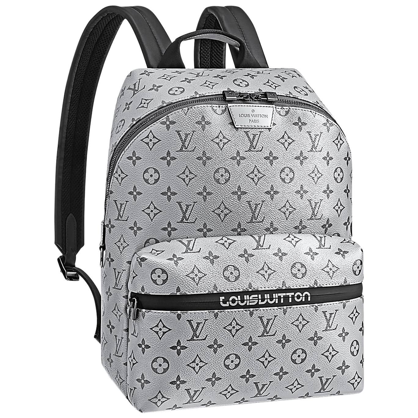 Louis Vuitton Backpack Apollo Outdoor Monogram Reflect Silver
