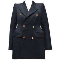 Balenciaga Black Hourglass Jacket Size 38, 2016